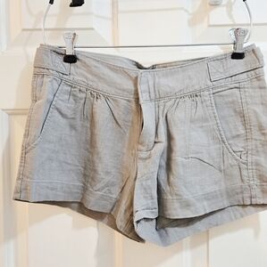 Old Navy Gray Cargo Shorts with Mid-Rise Waist